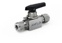 Шаровой кран AMFLO, SS-BV10 ,   нержавеющий SS316L, 276 bar, 2-х портовый